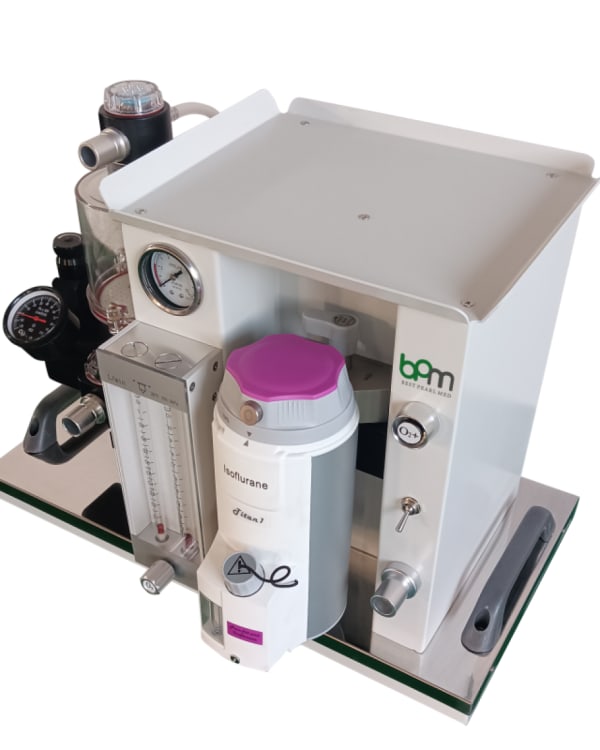Portable handheld anesthesia machine